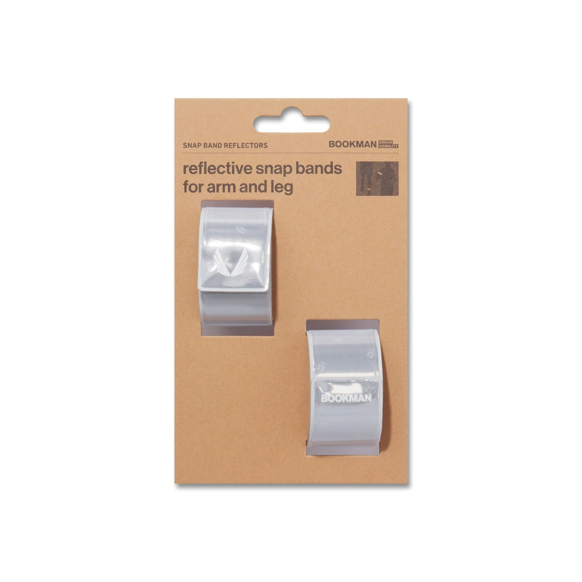 ASRV x Bookman Reflective Snap Band - White