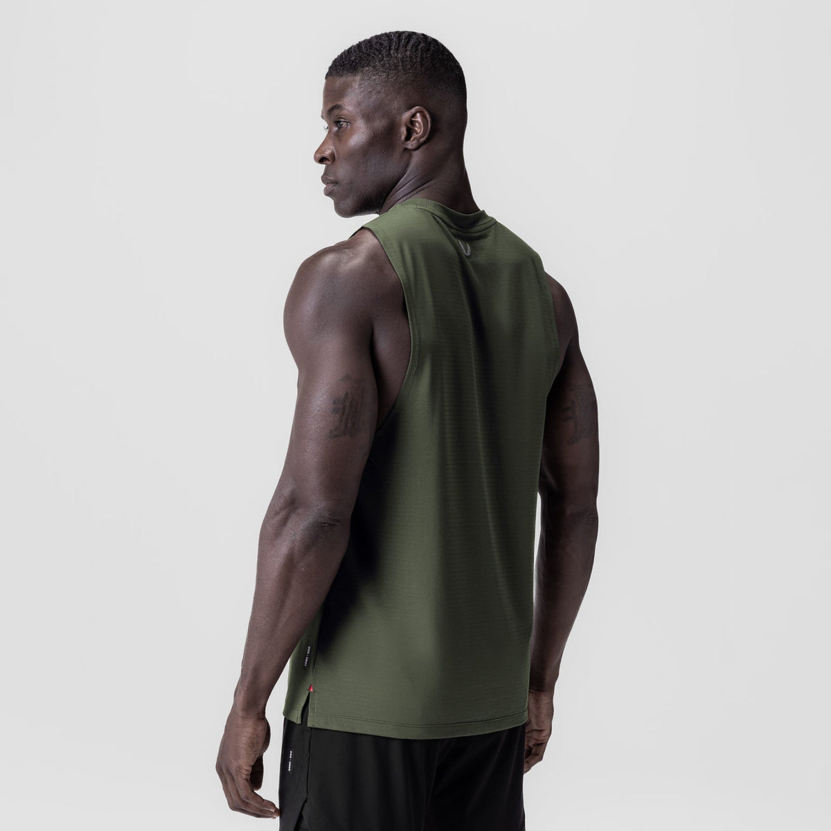 0837. 3D-Lite® 2.0 Lycra® Muscle Tank - Olive "RP"