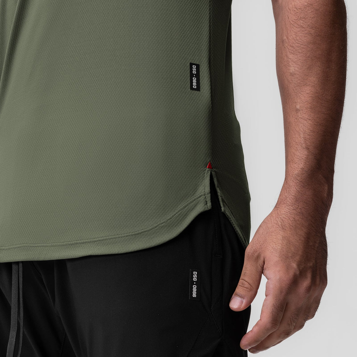 0660. AeroSilver® Established Tee - Olive