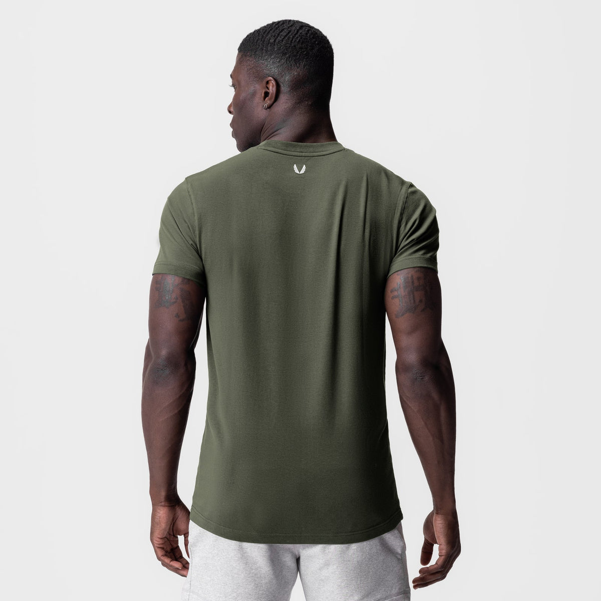 0923. Supima® Essential Tee - Olive