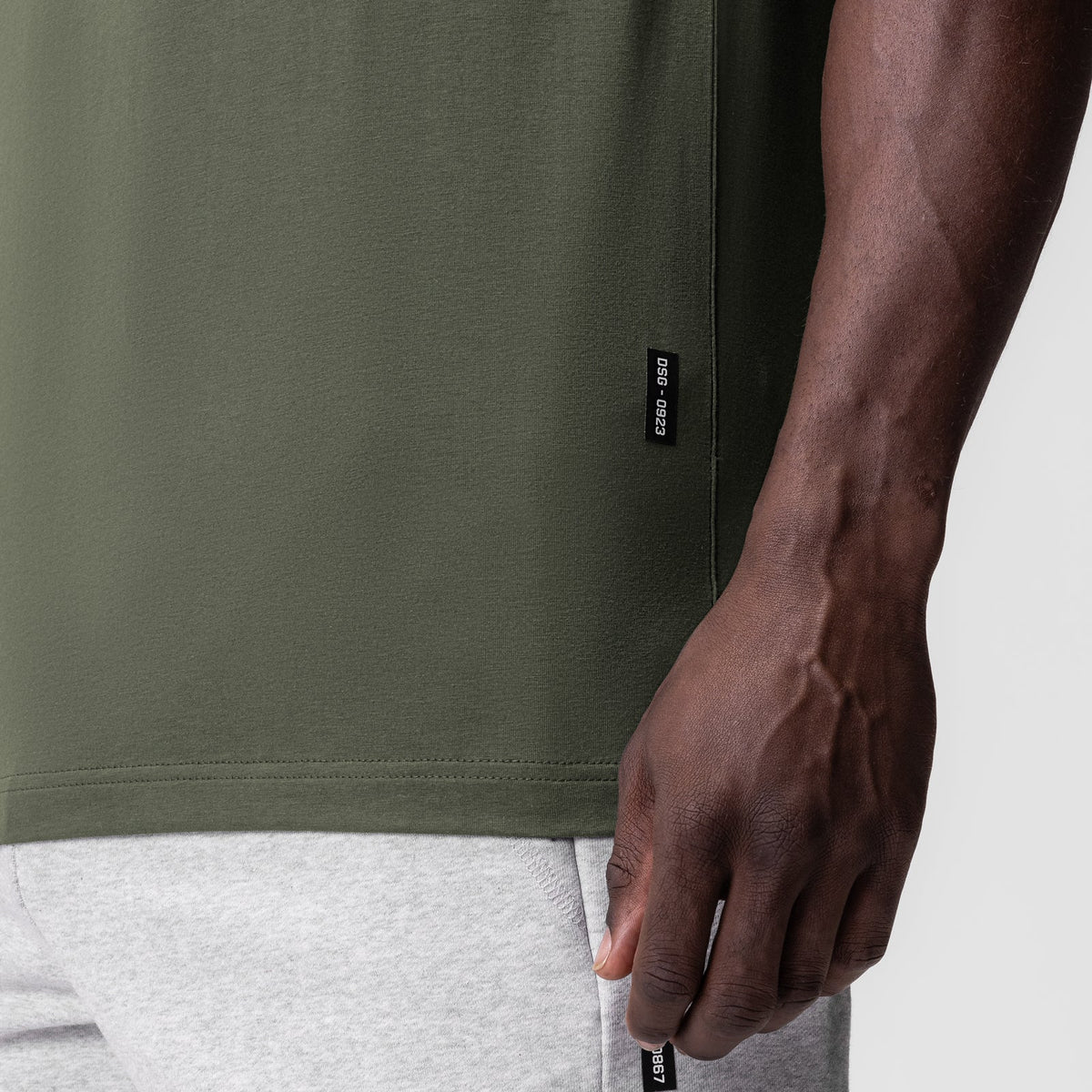 0923. Supima® Essential Tee - Olive
