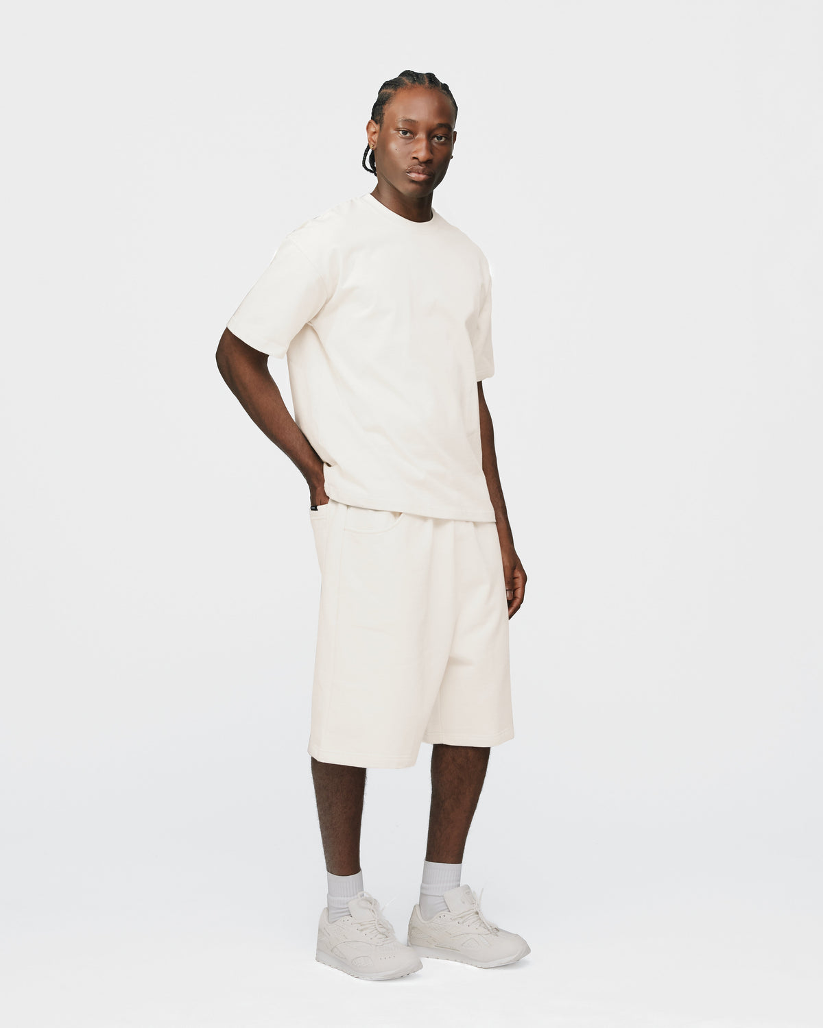 Baggy Sweatshorts - Oyster