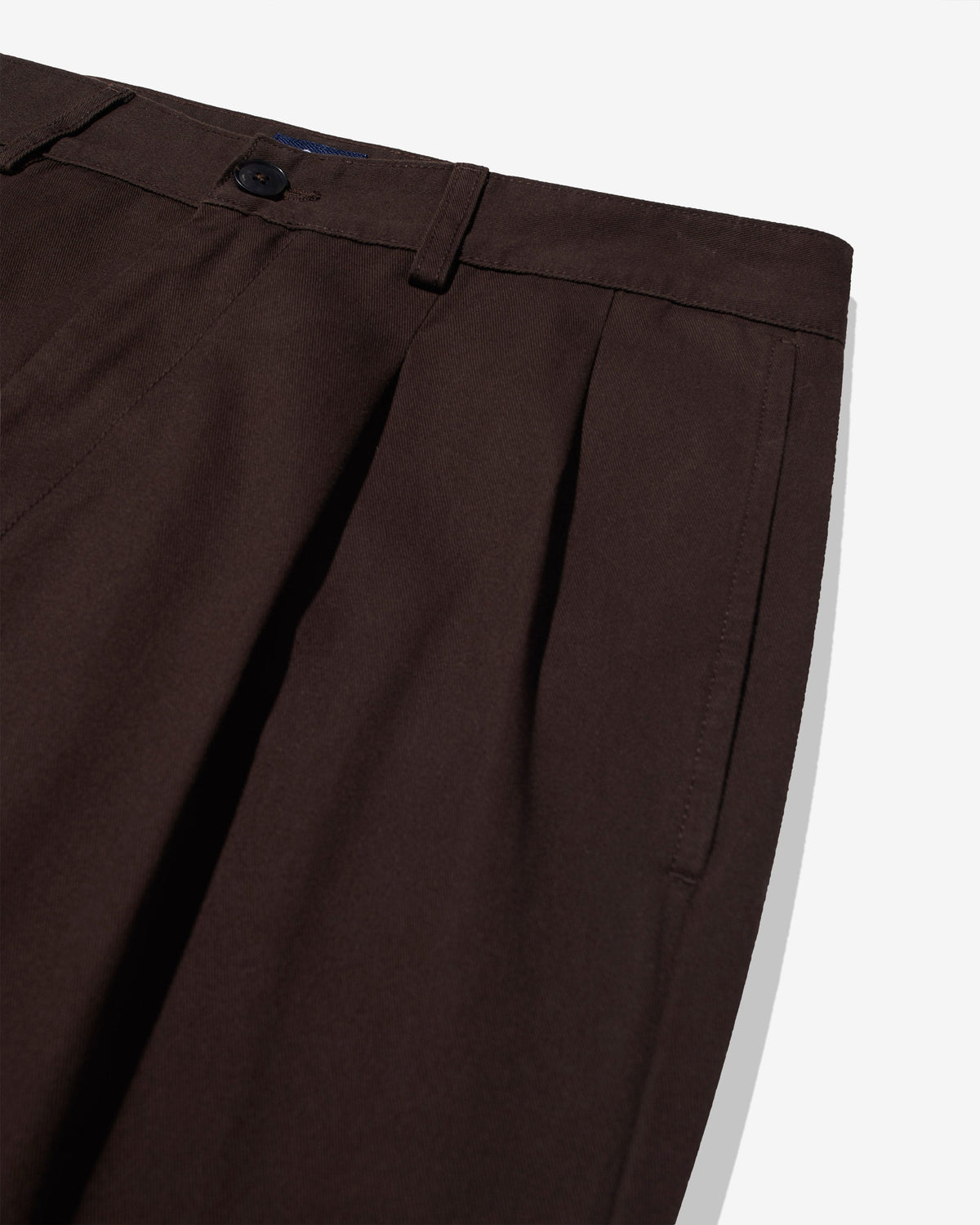 Twill Double-Pleat Pant