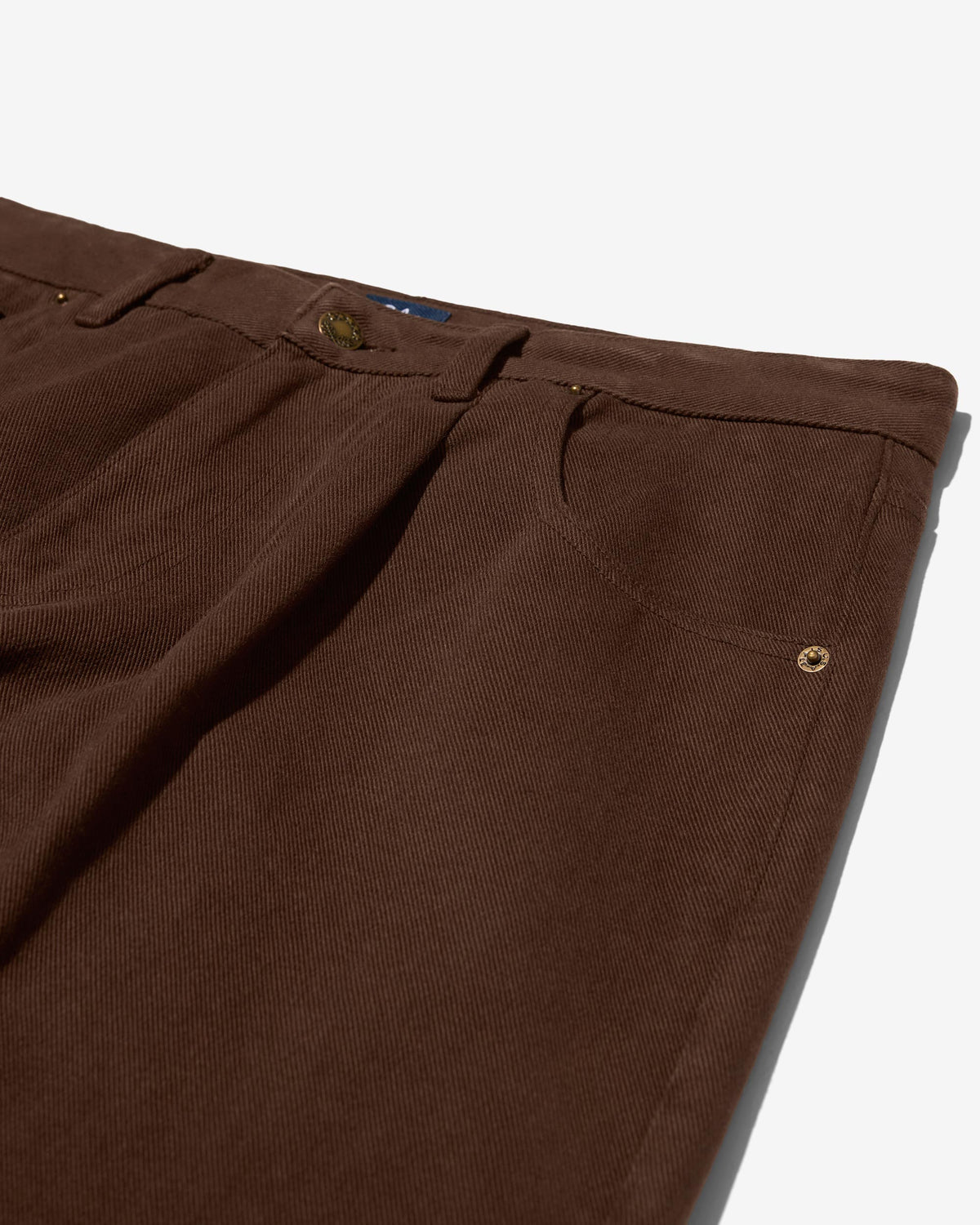 Brushed Pleated Jean