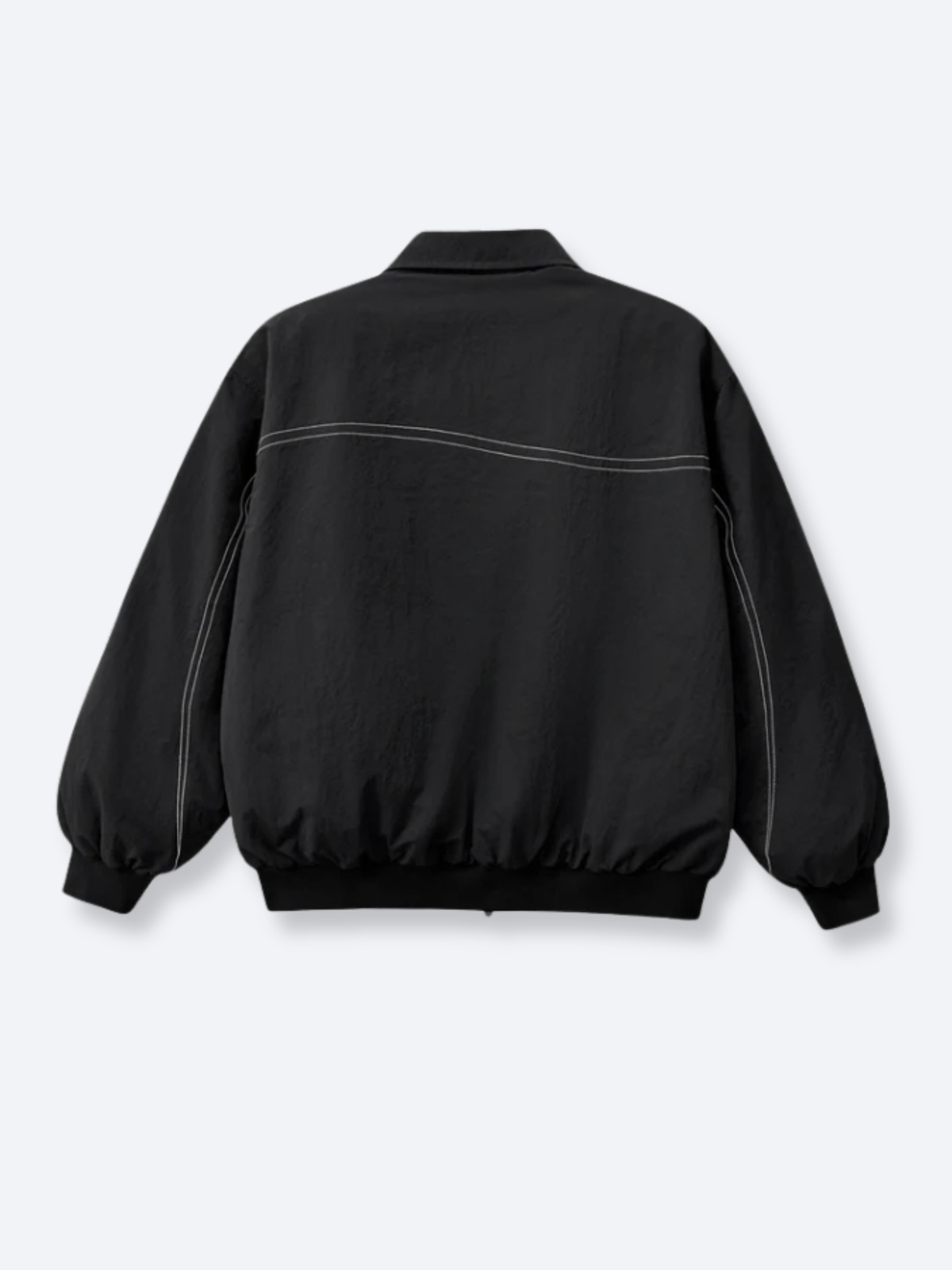 PADDED BOMBER JACKET - BLACK