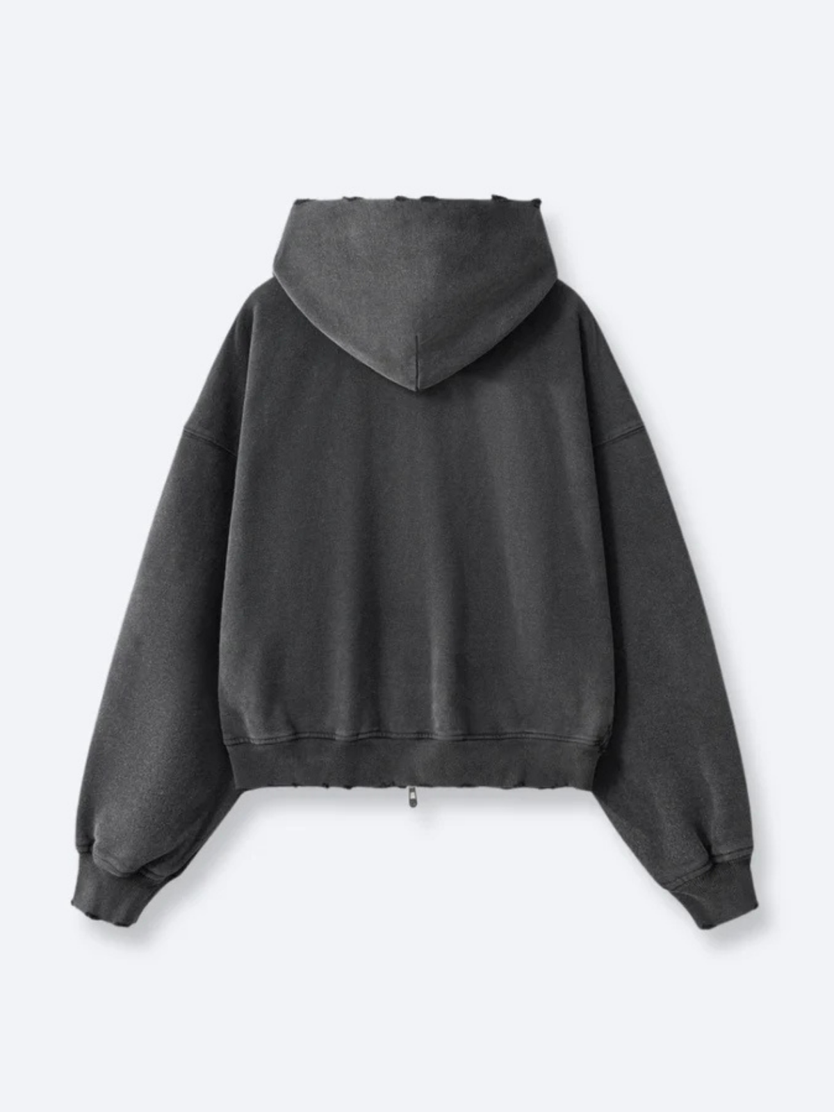 PARALLEL ZIP UP - WASHED BLACK