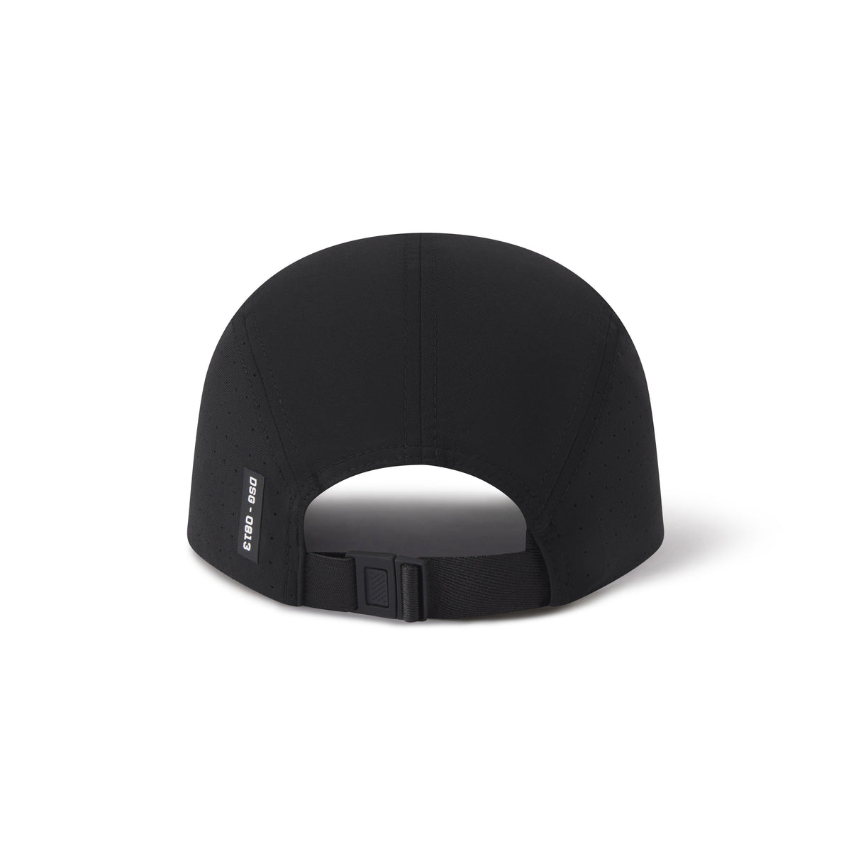 0813. Tetra-Lite® Vented Hat - Black/White "Wings"