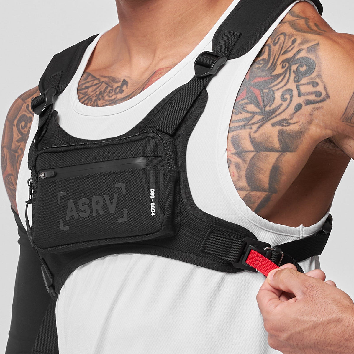 0634. Waterproof Cordura® Conditioning Chest Pack - Black