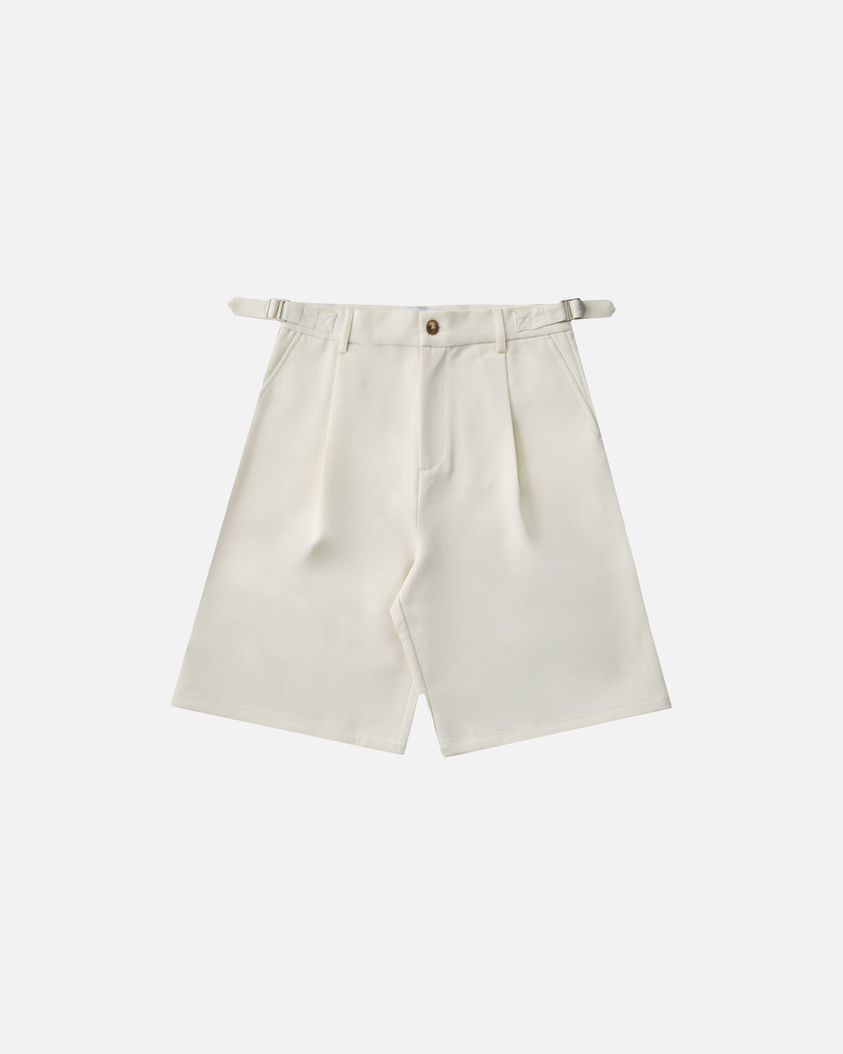 Pleated Shorts - Cream