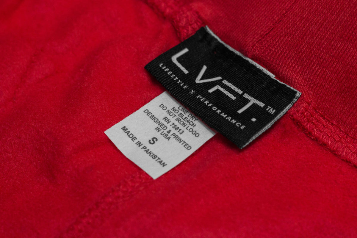 Prestige Worldwide Sweat Shorts - Red