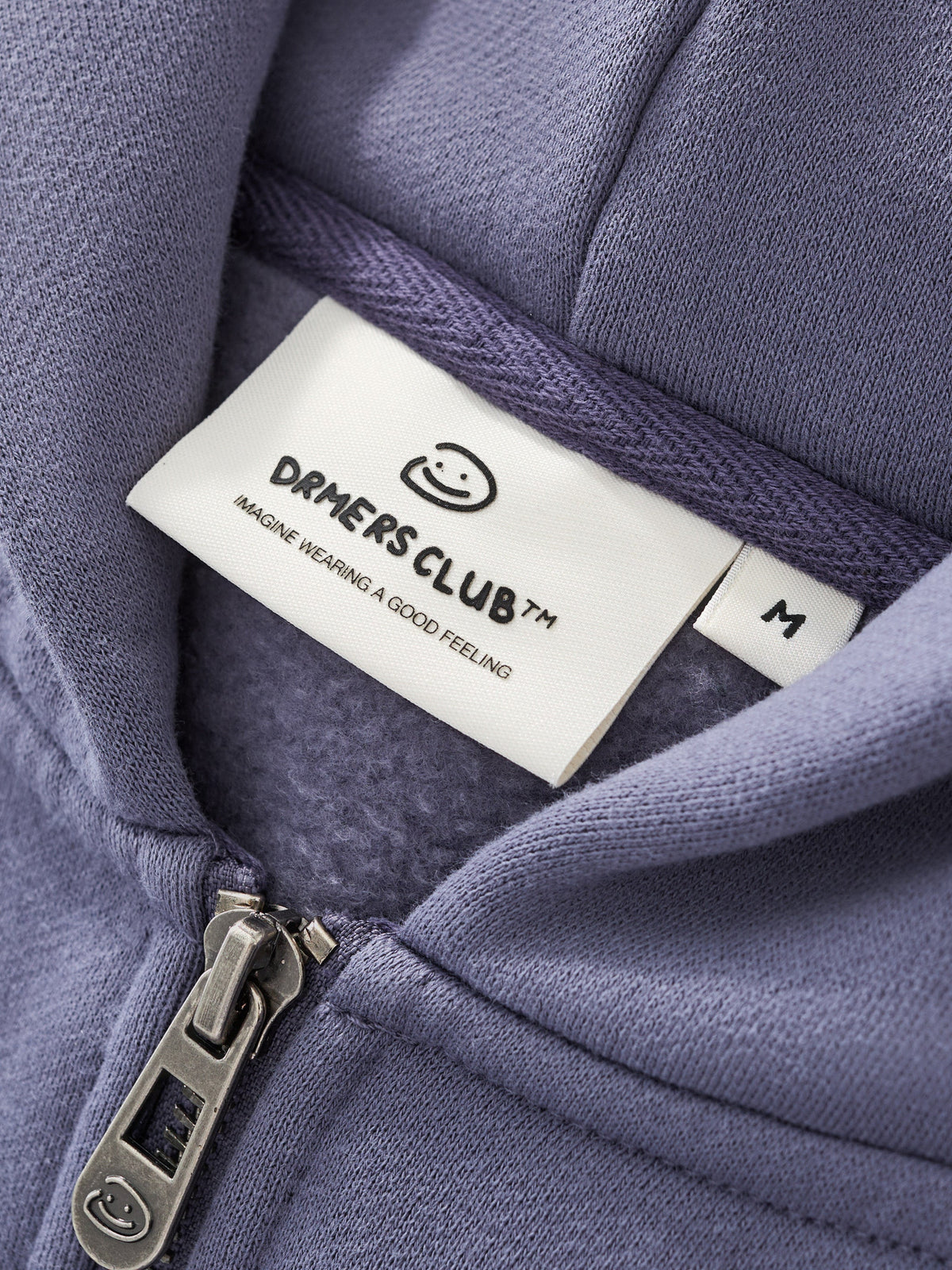 SIGNATURE BASIC ZIP UP - DUSTY VIOLET