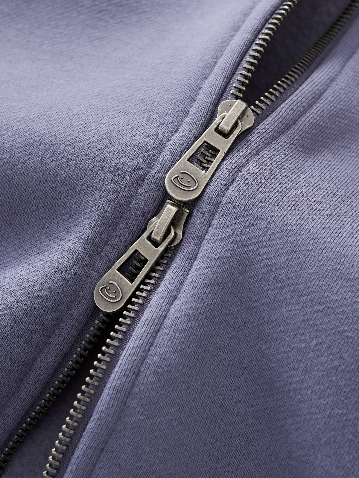 SIGNATURE BASIC ZIP UP - DUSTY VIOLET