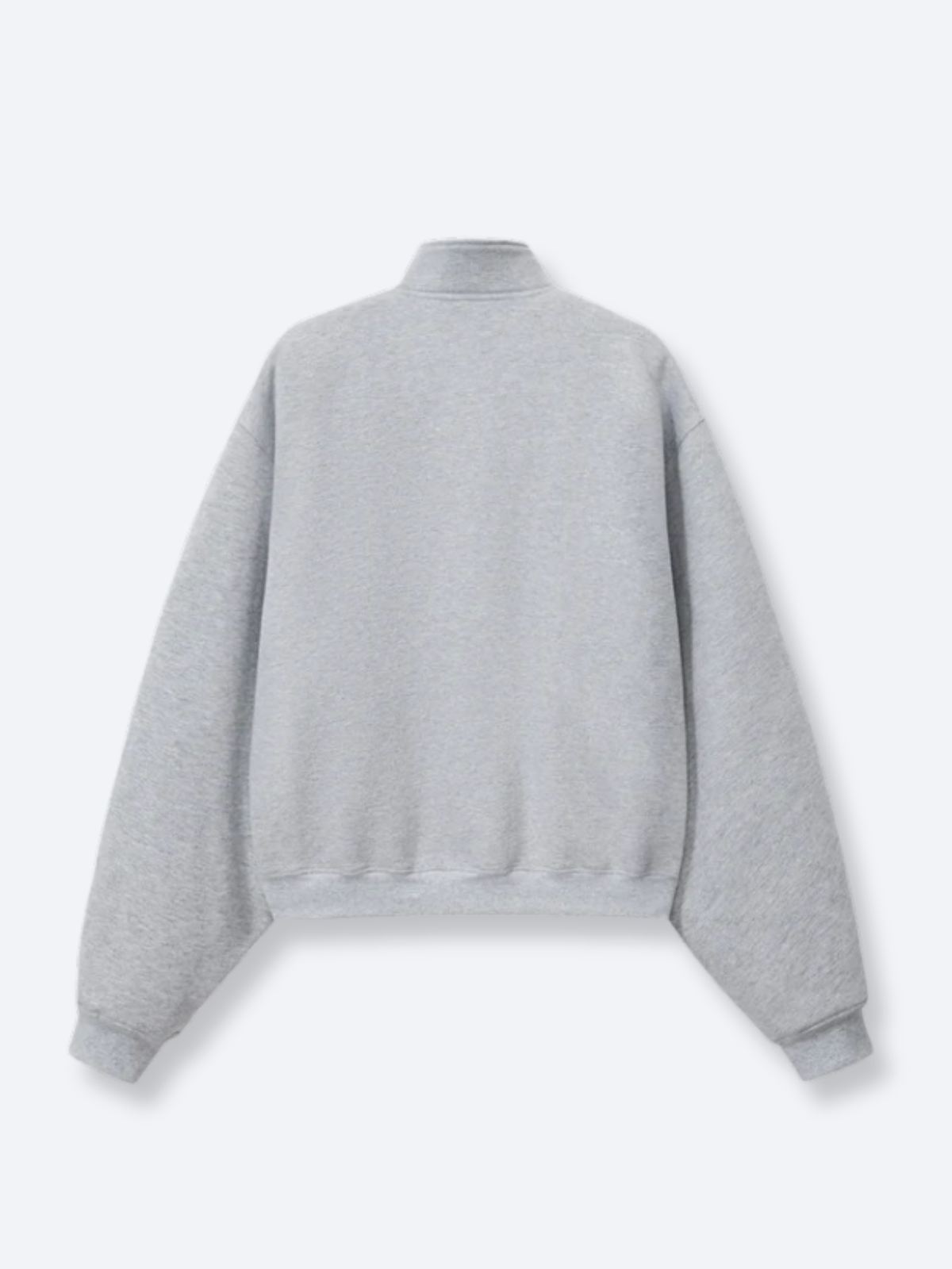 SIGNATURE BASIC QUARTER ZIP - GREY