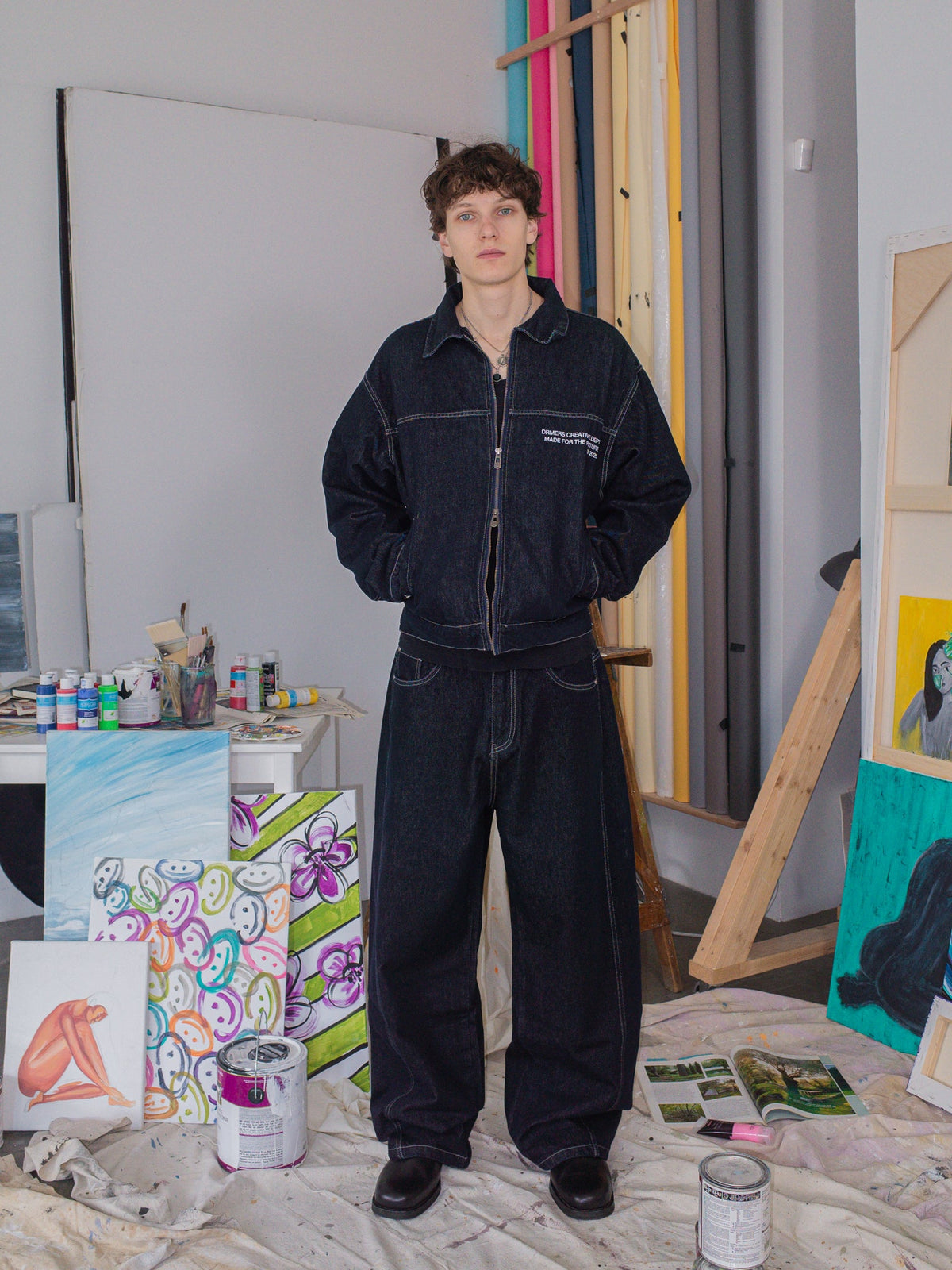 CREATIVE DEPT JEANS - INDIGO