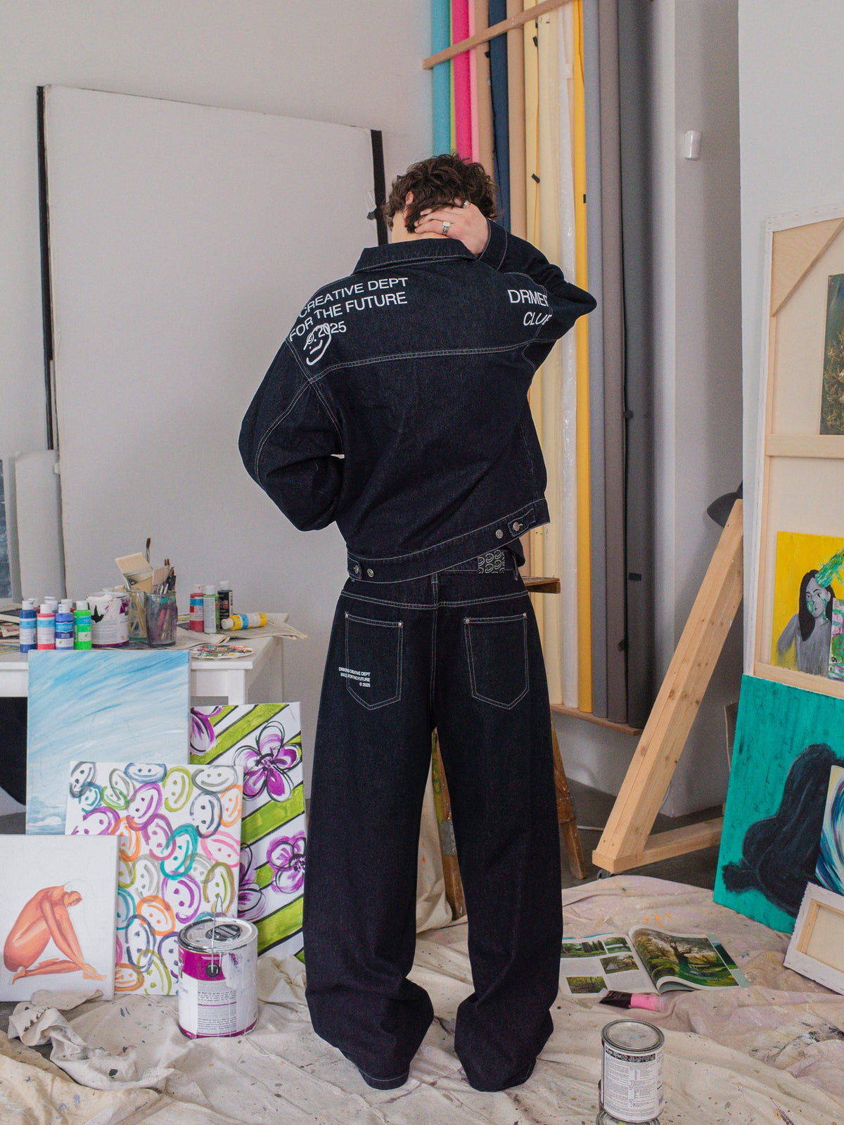 CREATIVE DEPT JEANS - INDIGO