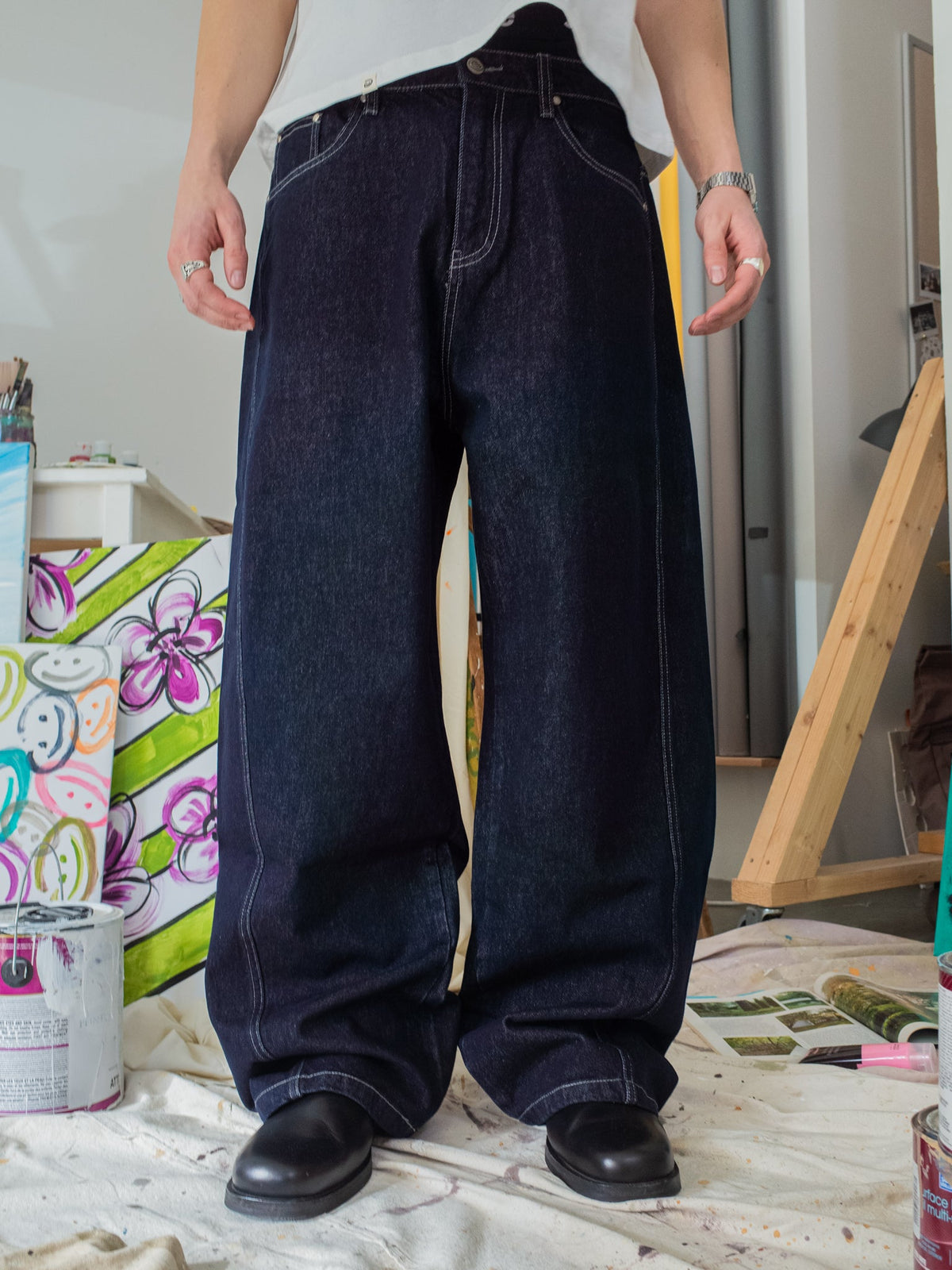 CREATIVE DEPT JEANS - INDIGO