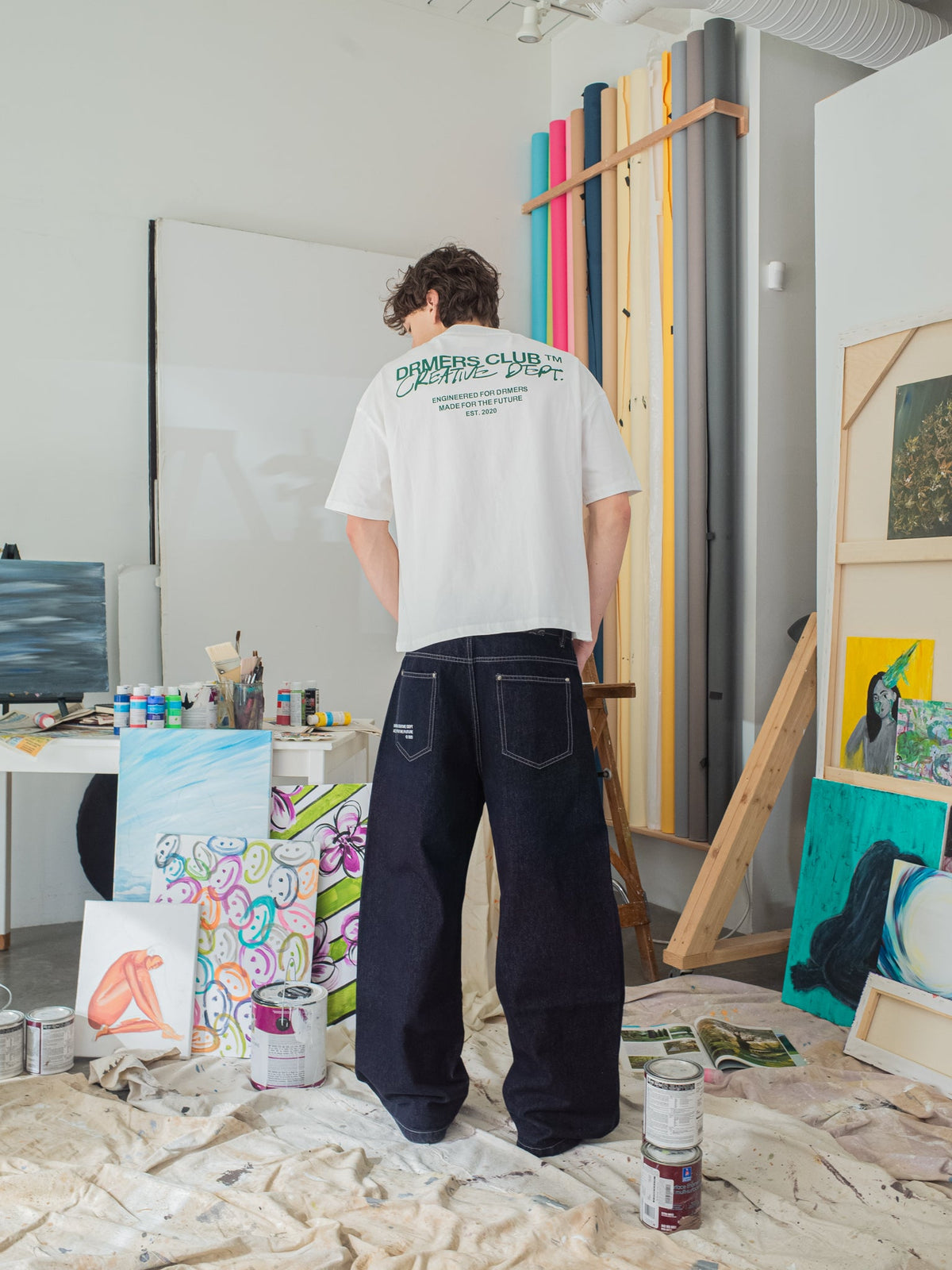 CREATIVE DEPT JEANS - INDIGO