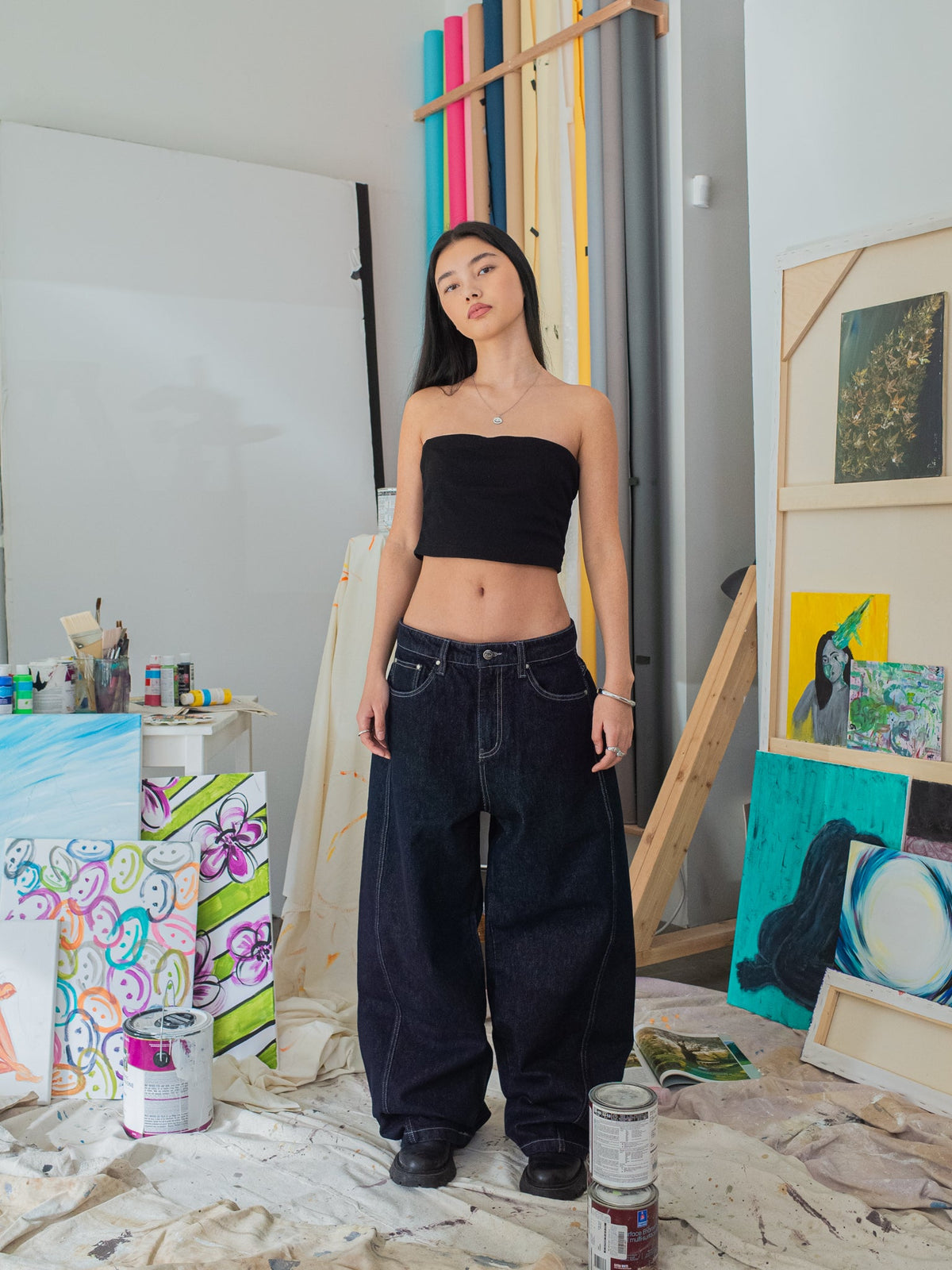 CREATIVE DEPT JEANS - INDIGO