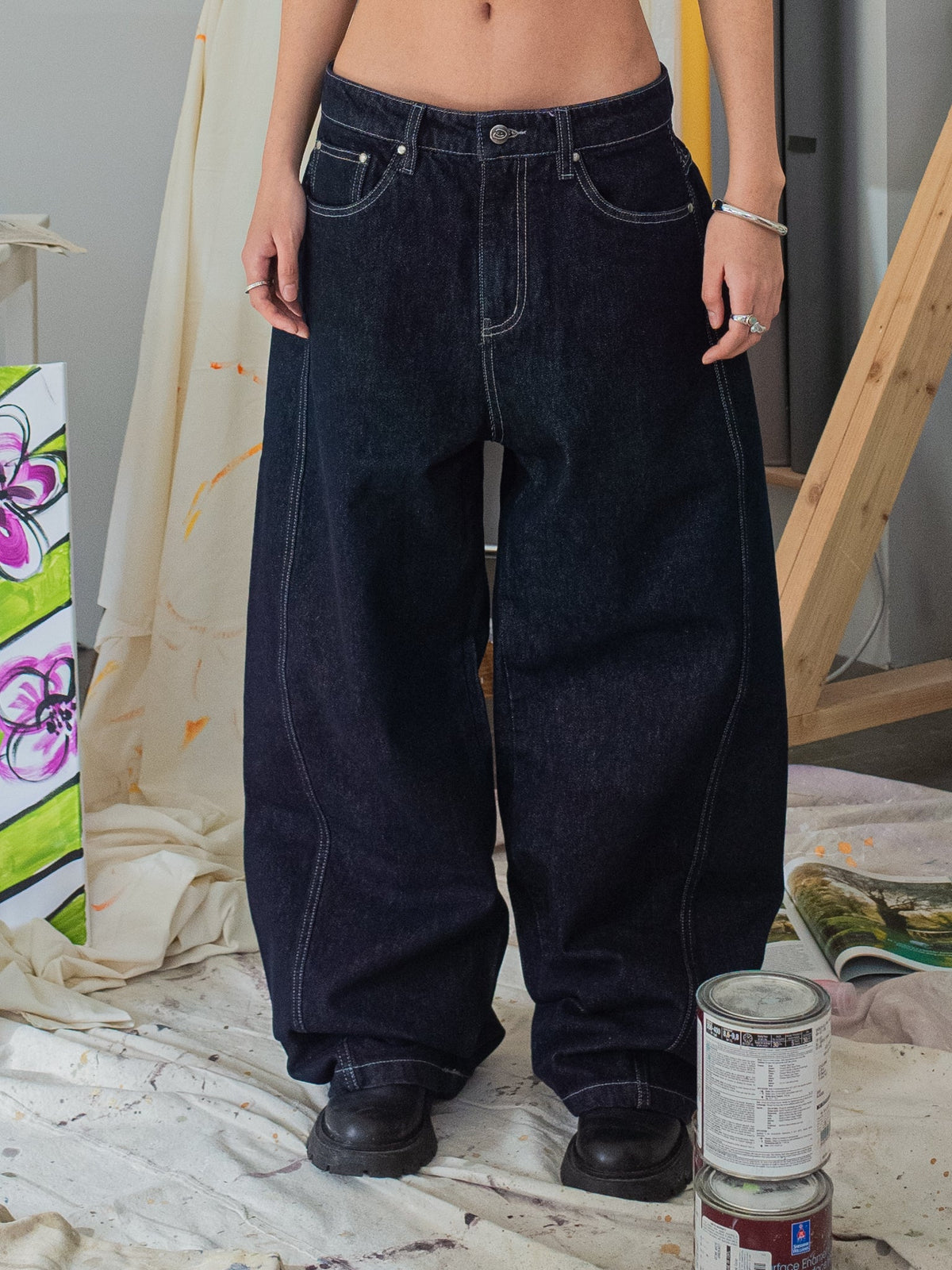 CREATIVE DEPT JEANS - INDIGO