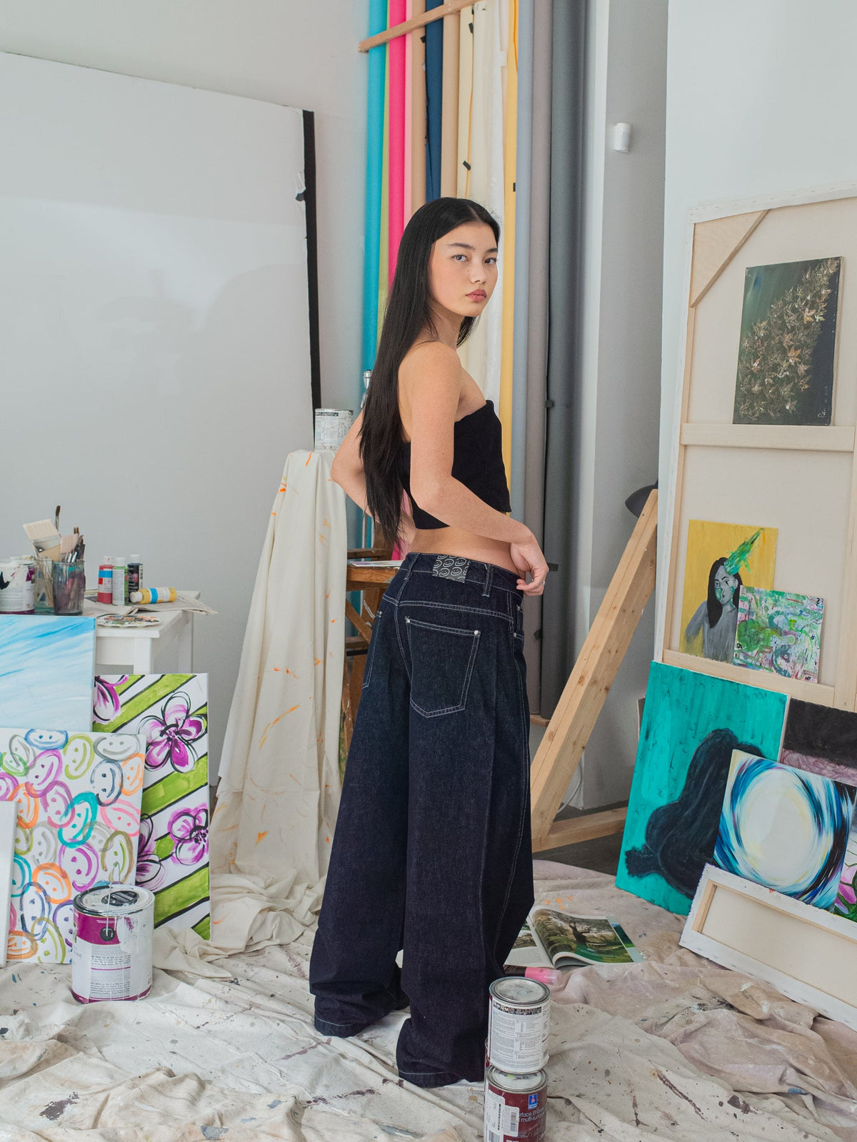 CREATIVE DEPT JEANS - INDIGO