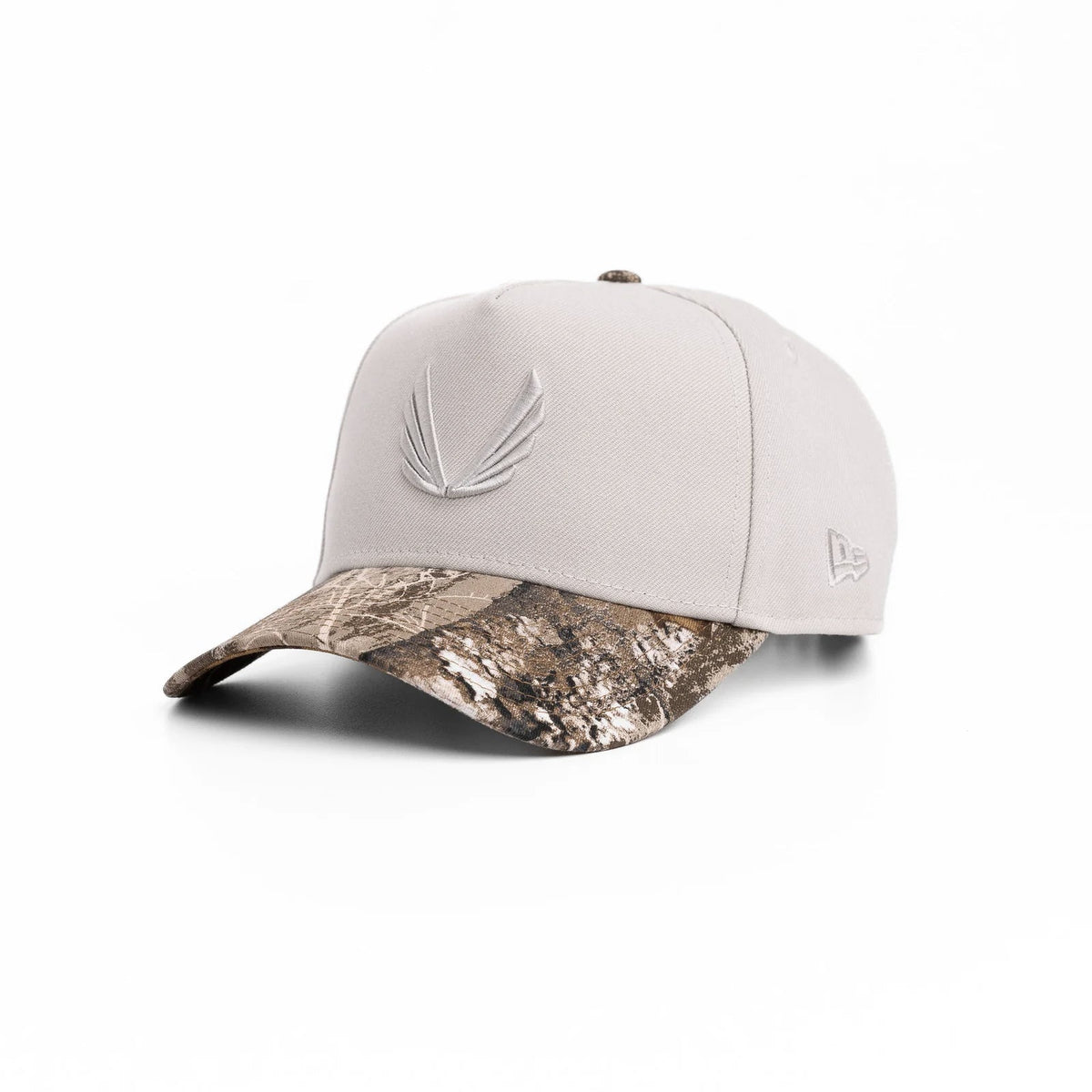 New Era® 9Forty® A-Frame Hat - Stone/Realtree® Camo Two Tone "Stone Wings"