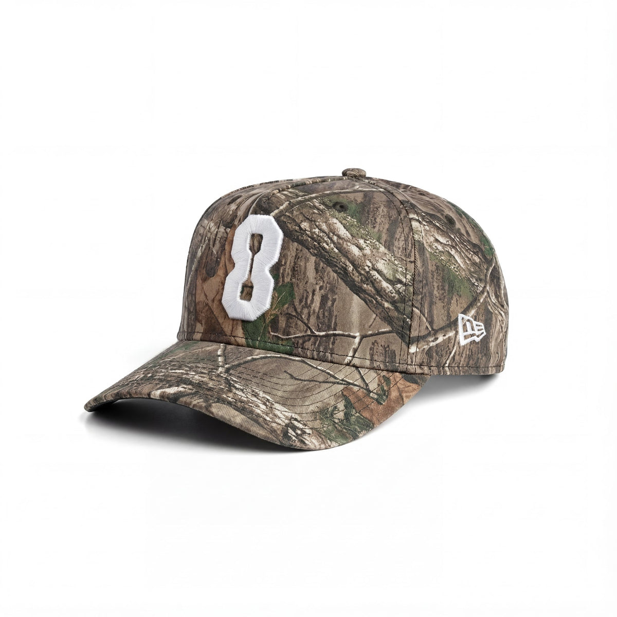 New Era® 9Forty® A-Frame Hat - Realtree® Camo/White "8"