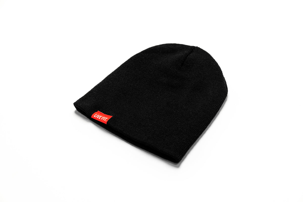 Classic Skull Cap Beanie - Black Live Fit.