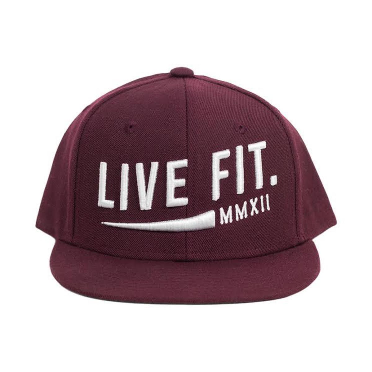 MMXII Snapback- Burgundy/White
