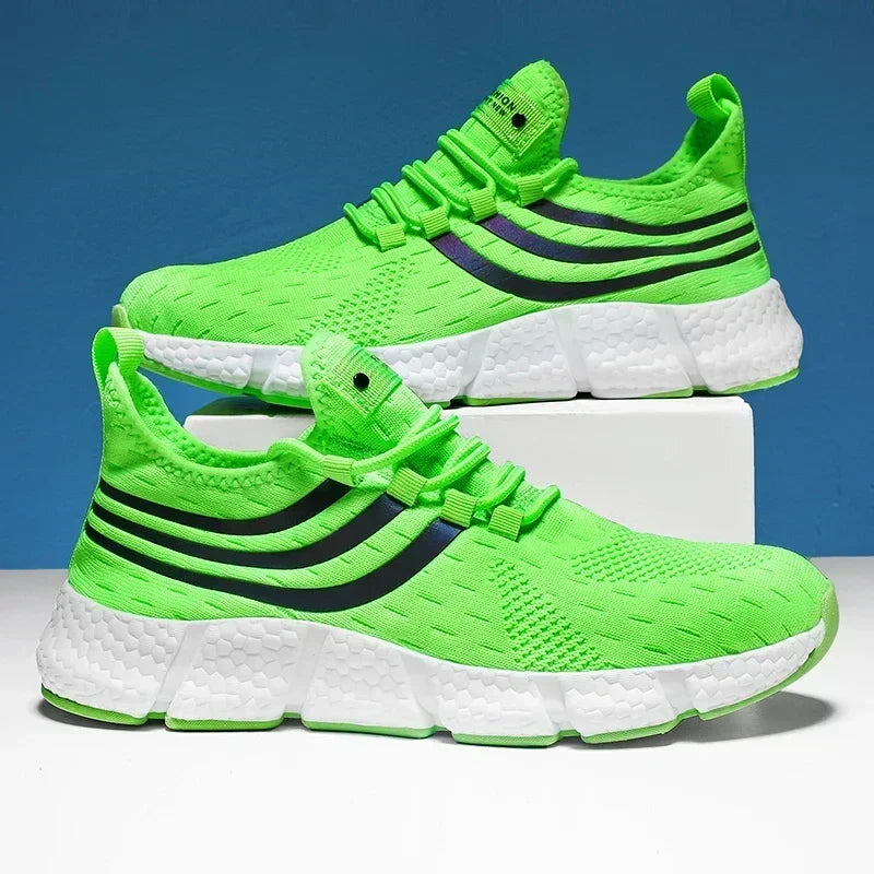 Men's Breathable Platform Walking Sneakers