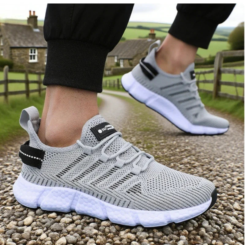 Men's Breathable Mesh Tennis Trainers