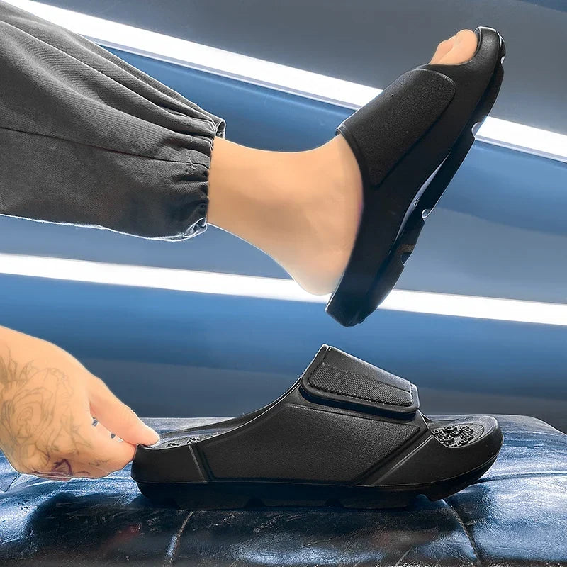 Men's Massage Slide Slippers Soft Sole