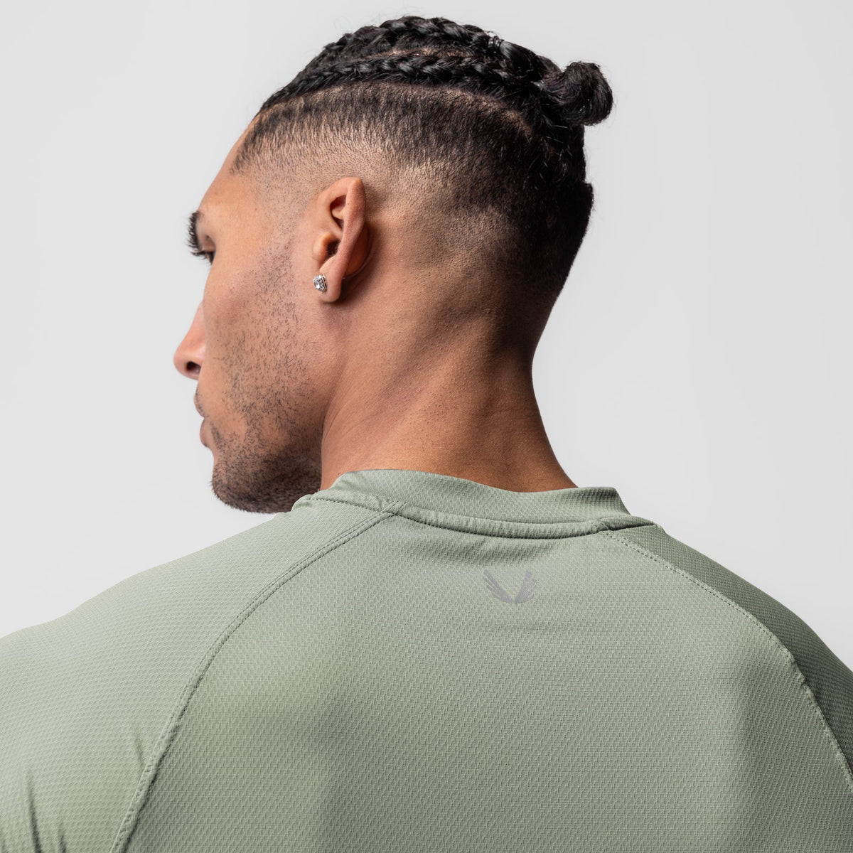0918. AeroSilver® Fitted Tee - Sage