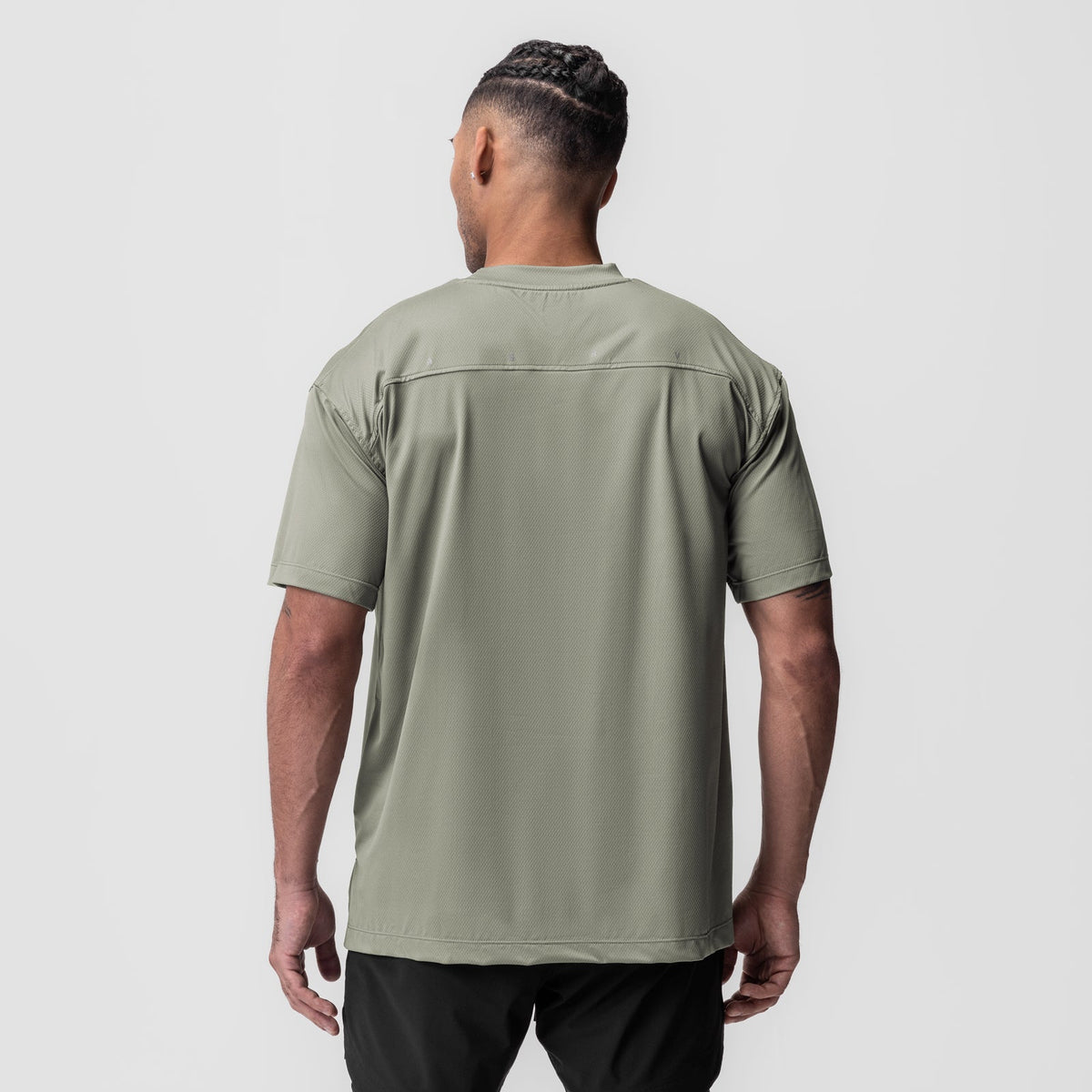 0822. AeroSilver® Oversized Tee - Sage