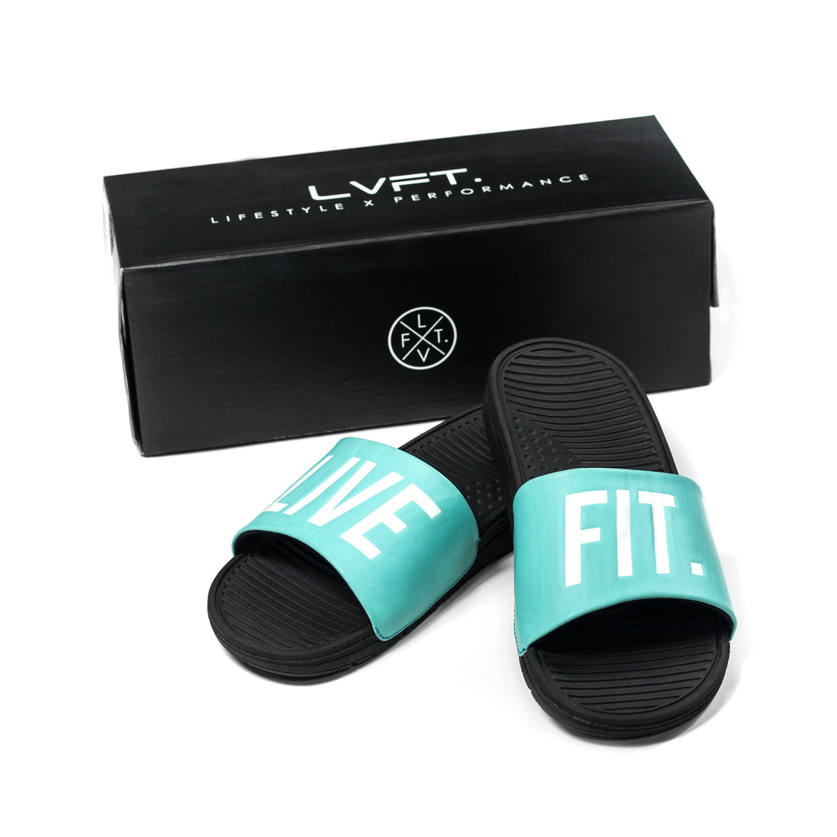 Live Fit. Slides- Teal