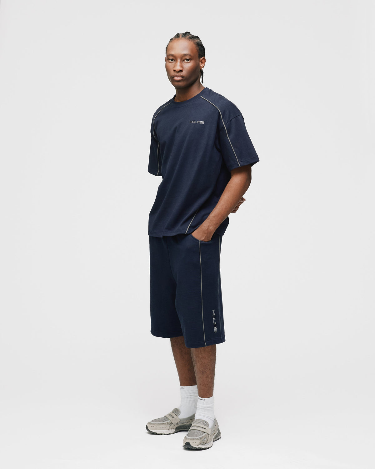 Arc Baggy Sweatshorts - Navy