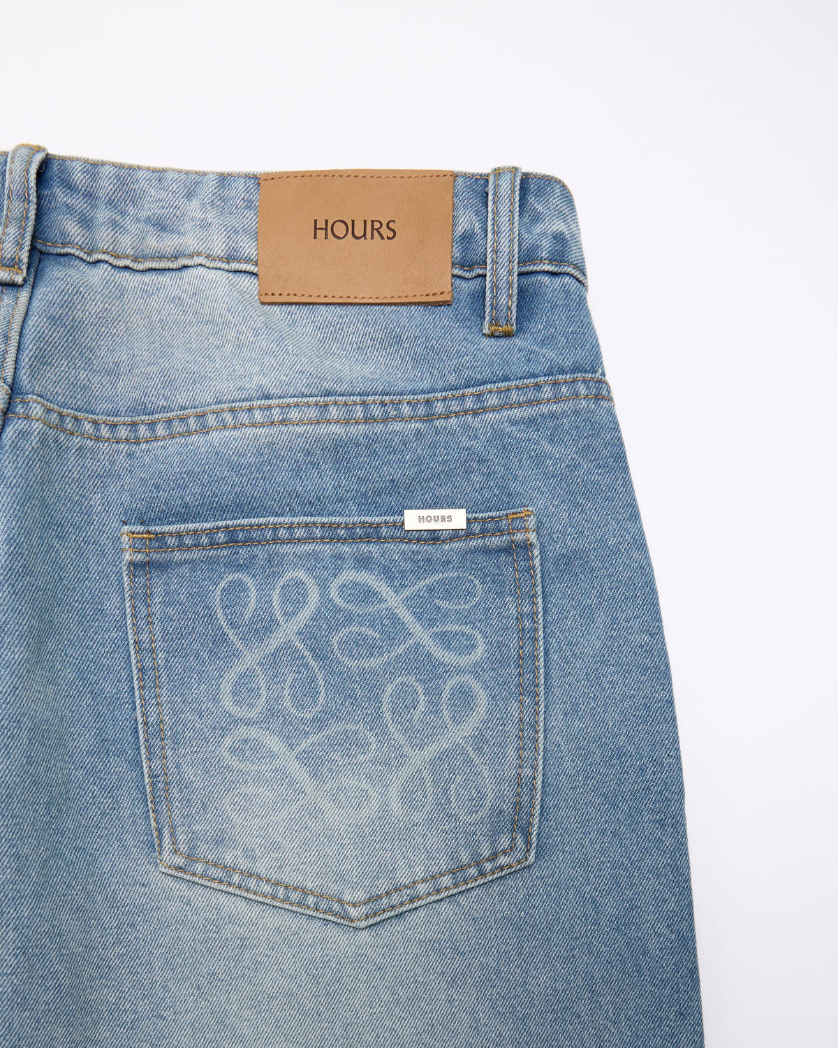 Baggy Denim Pants - Light Blue