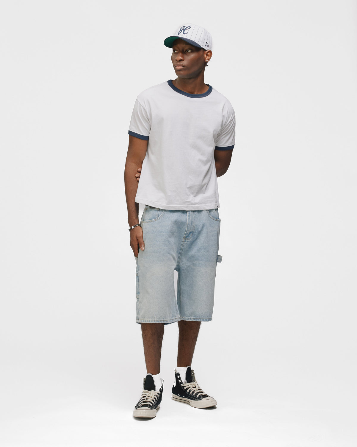 Ringer T-Shirt - Navy