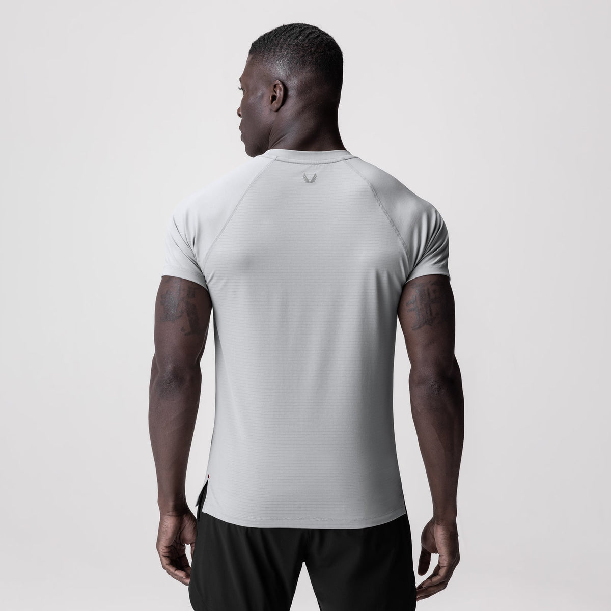 0839. 3D-Lite® 2.0 Lycra® Fitted Tee - Slate Grey "OTWR"