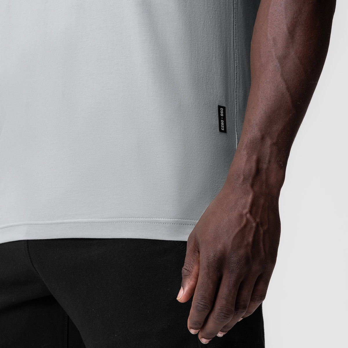 0923. Supima® Essential Tee - Slate Grey