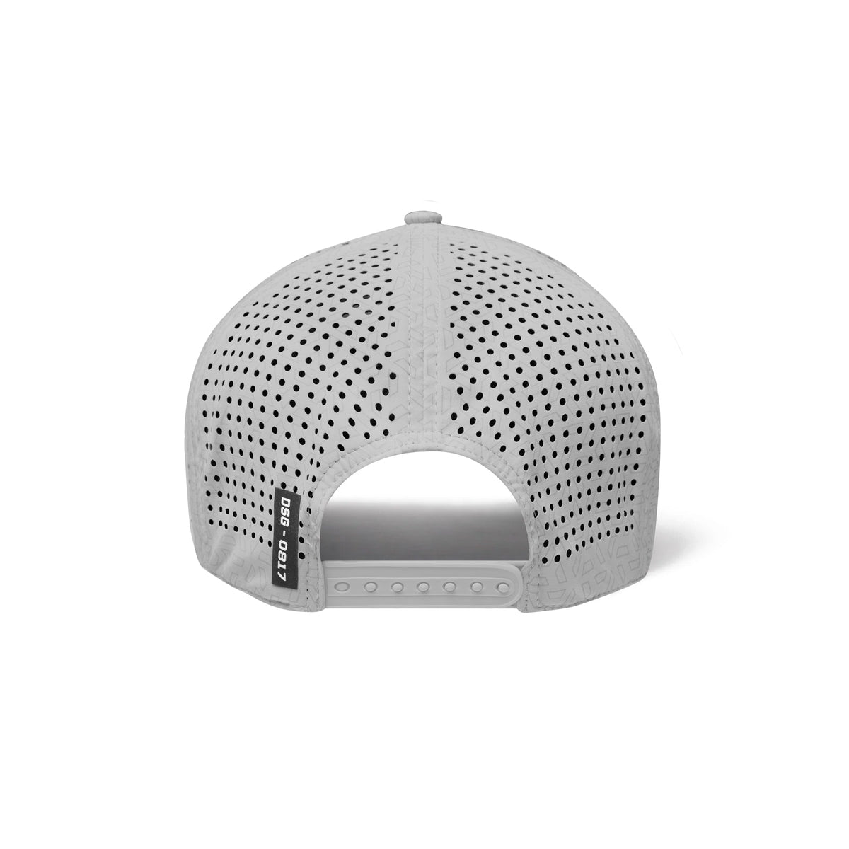 0817. Tetra-Lite® Ice A-Frame Hat - Slate Grey/White "Wings"