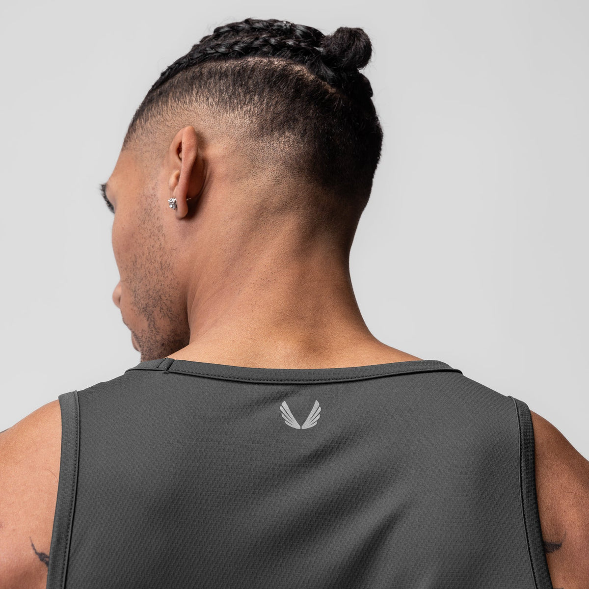 0830. AeroSilver® Tank Top - Space Grey