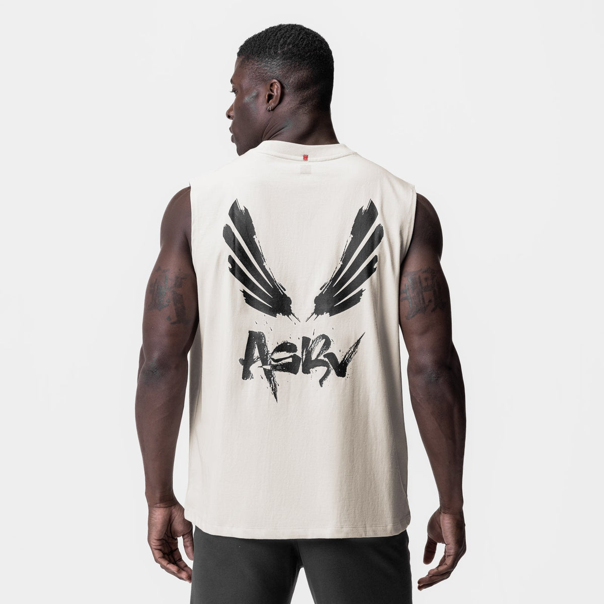 0807. Tech Essential™ Relaxed Cutoff - Stone "Brush Wings/ASRV"