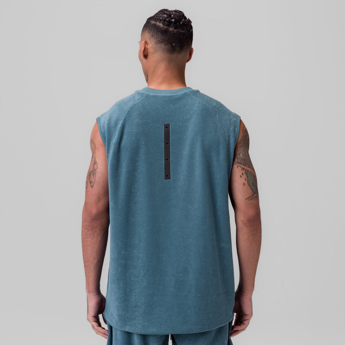 1092. Towel Terry Cutoff - Storm