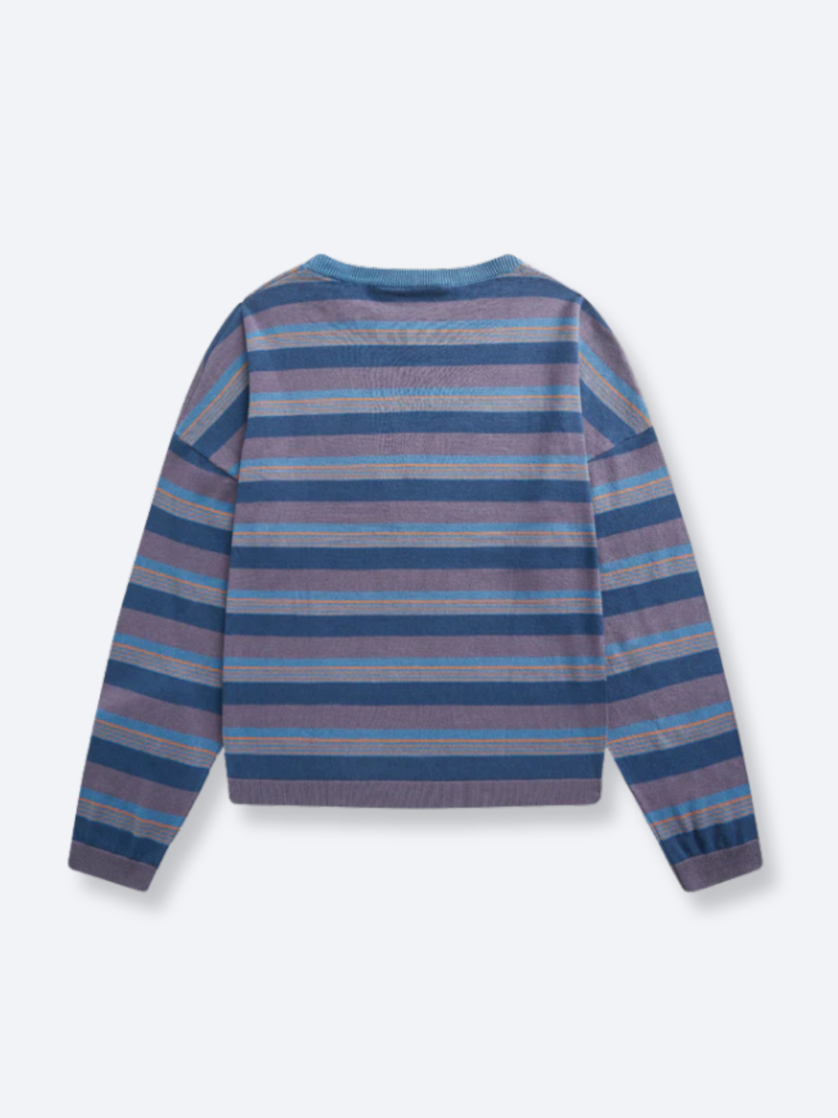STRIPED LONG SLEEVE - NAVY