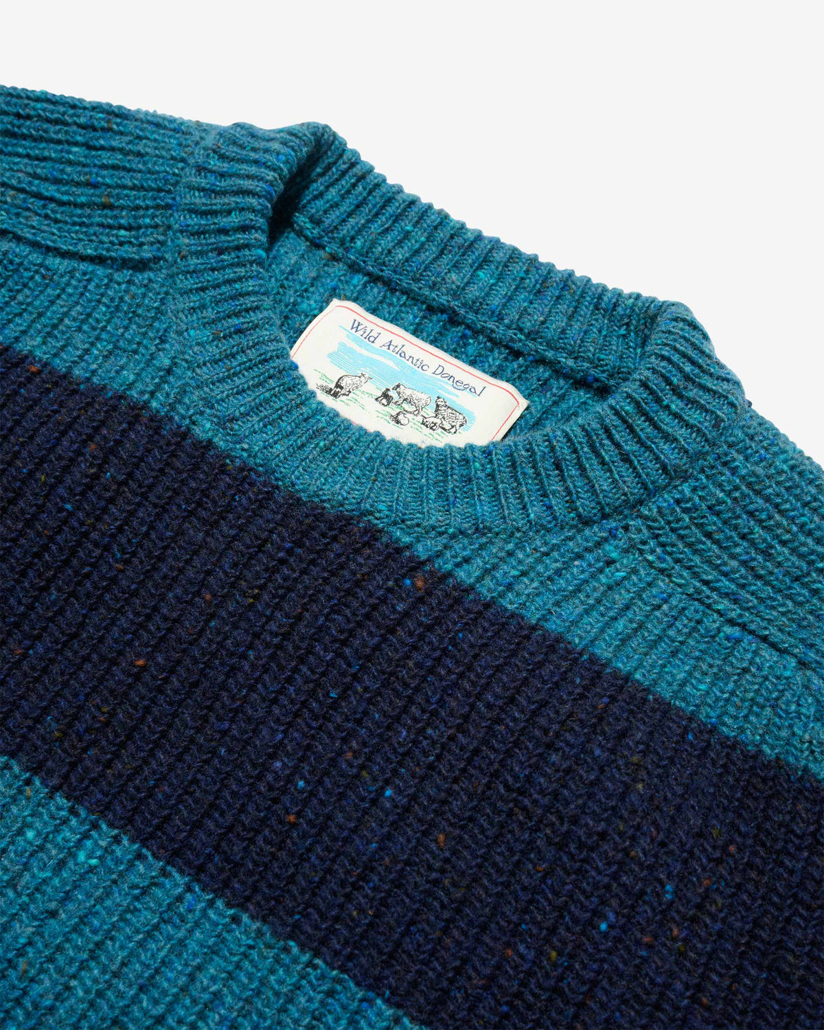 Striped Donegal Sweater