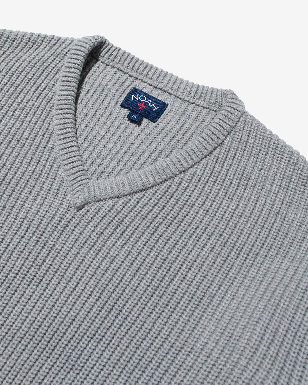 V-Neck Shaker Stitch Sweater