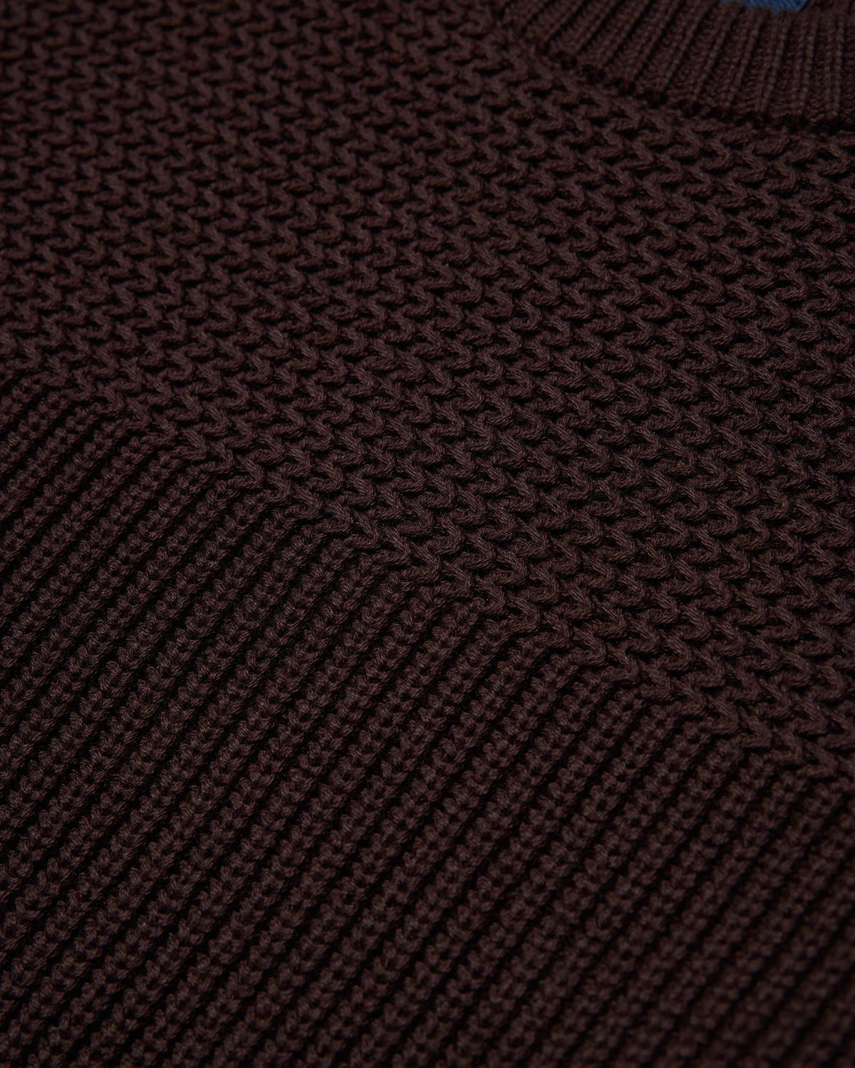 Textured Yoke Sweater