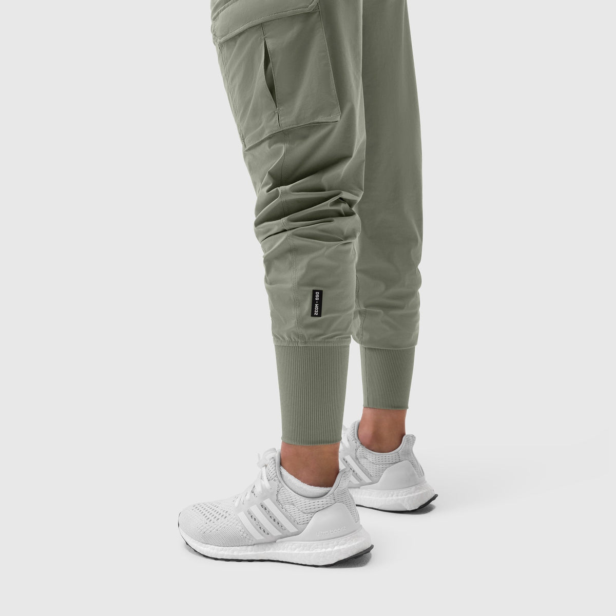 W032. Tetra-Lite® Cargo High Rib Jogger - Sage