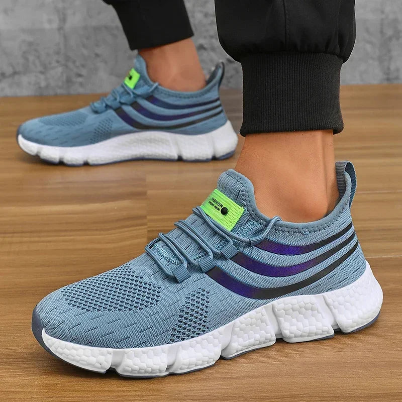 Men's Breathable Platform Walking Sneakers