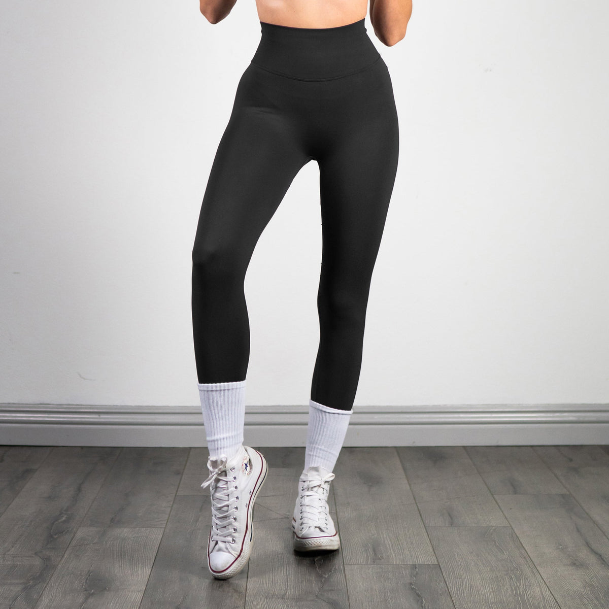 Seamless Scrunch Leggings - Black
